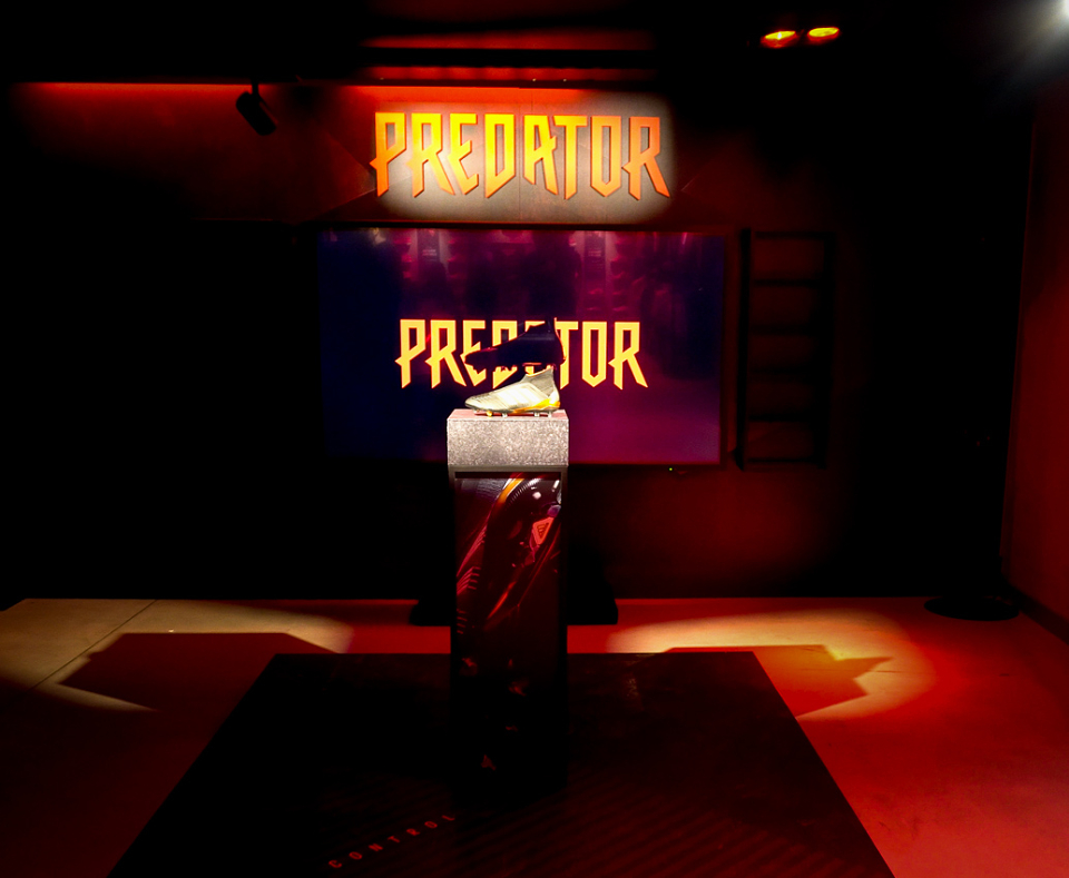 Adidas Predator event installation